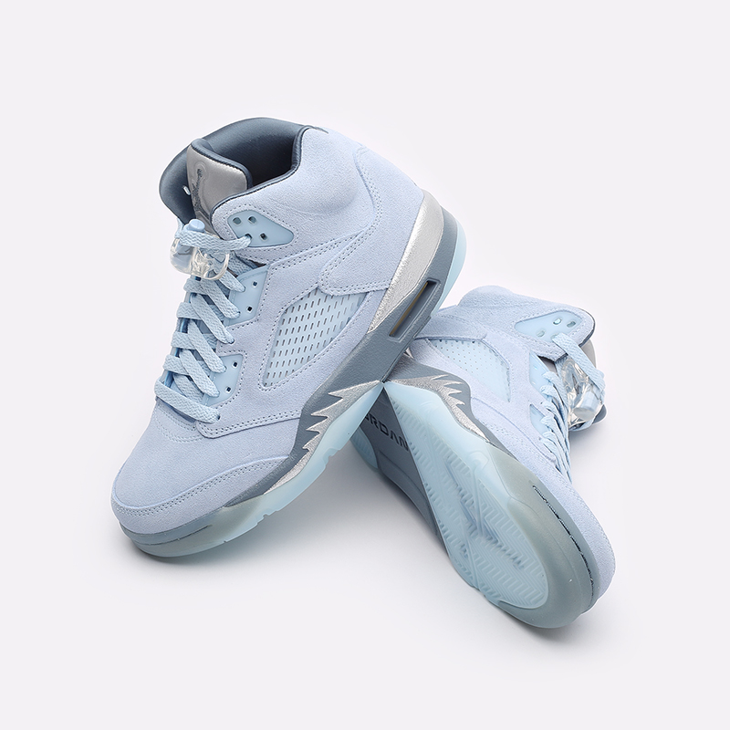 женские голубые кроссовки Jordan WMNS 5 Retro DD9336-400 - цена, описание, фото 5