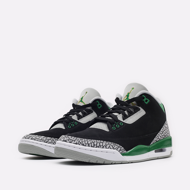 мужские черные кроссовки Jordan 3 Retro CT8532-030 - цена, описание, фото 4