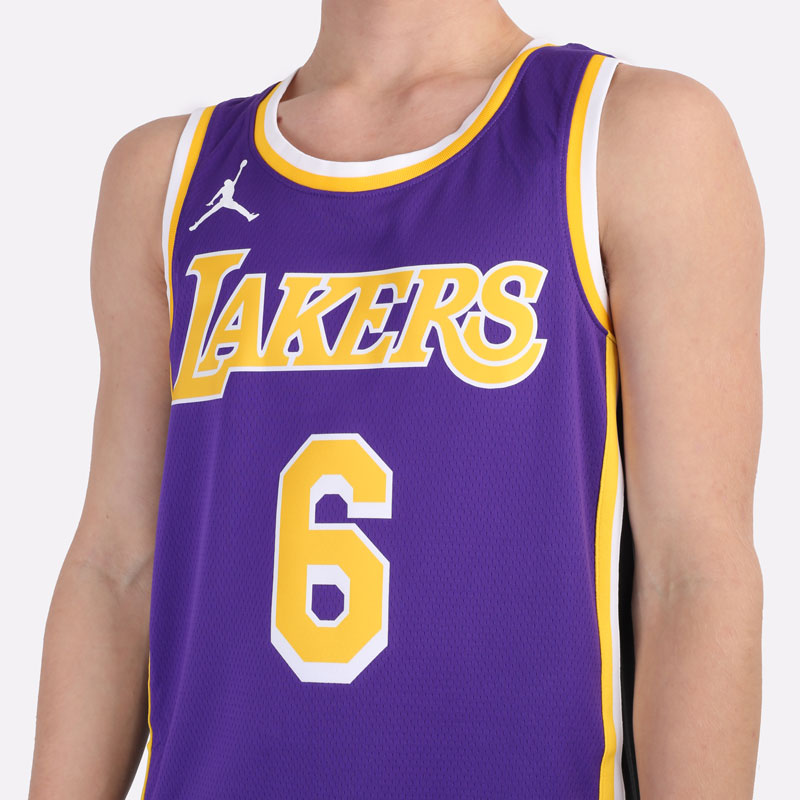 мужская фиолетовая майка Jordan Los Angeles Lakers Swingman Jersey Statement 20 CV9481-513 - цена, описание, фото 2