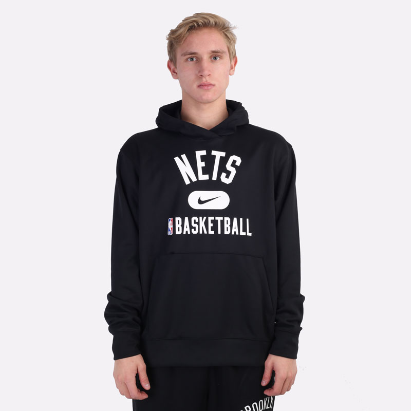 мужская черная толстовка Nike NBA Brooklyn Nets Dri-Fit DB0883-010 - цена, описание, фото 4