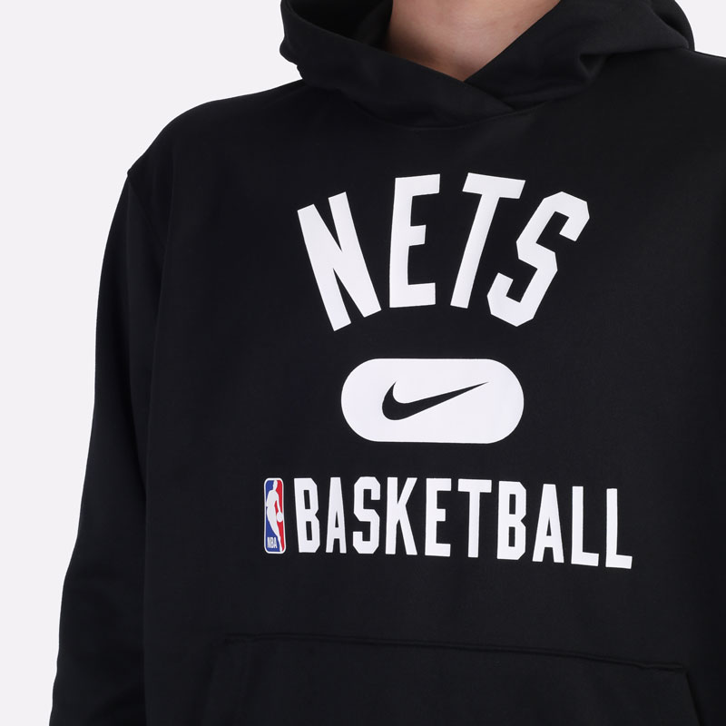 мужская черная толстовка Nike NBA Brooklyn Nets Dri-Fit DB0883-010 - цена, описание, фото 2
