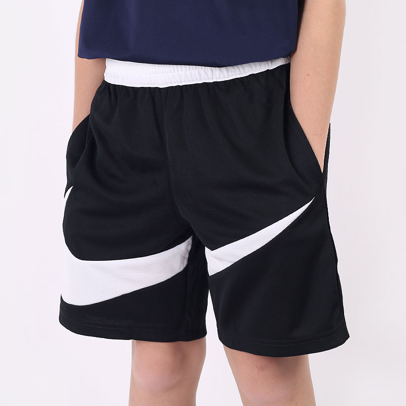 детские черные шорты  Nike Dri-FIT Older Kids Boys Basketball Shorts DA0161-013 - цена, описание, фото 1