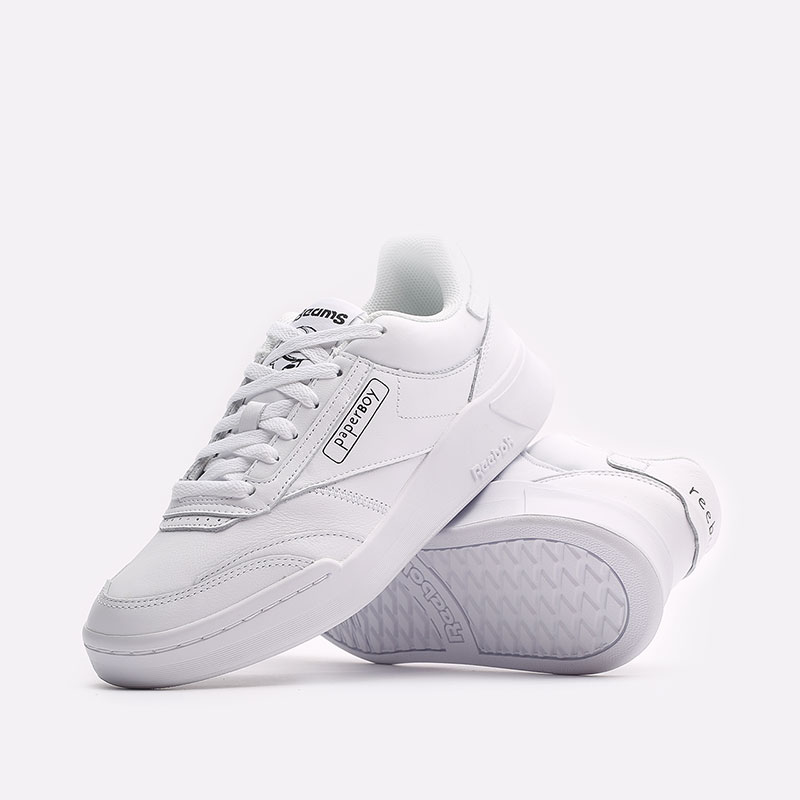 мужские белые кроссовки Reebok Club C Legacy x Paperboy GW2816 - цена, описание, фото 2