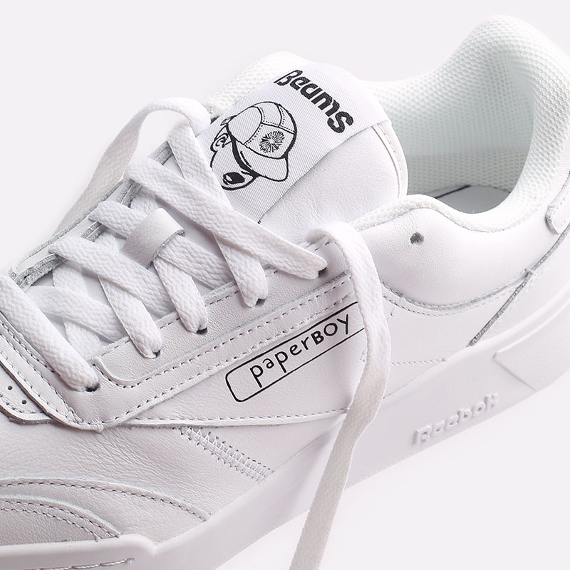 мужские белые кроссовки Reebok Club C Legacy x Paperboy GW2816 - цена, описание, фото 7