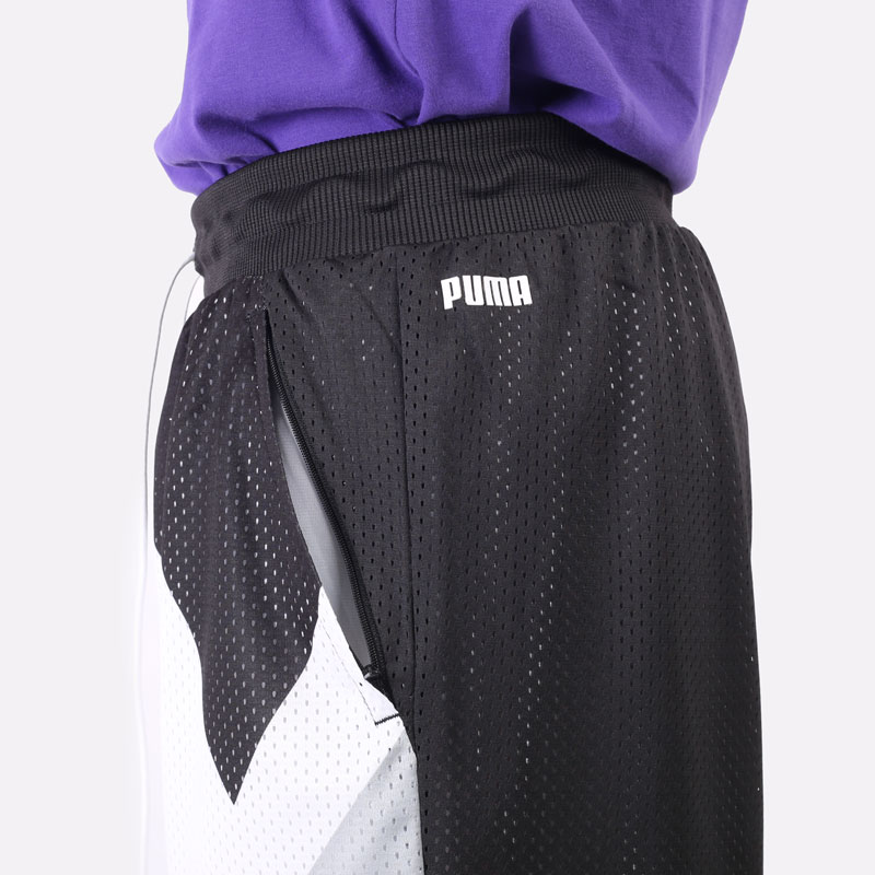 мужские черные шорты  PUMA Scholarship Shorts 53209802 - цена, описание, фото 2