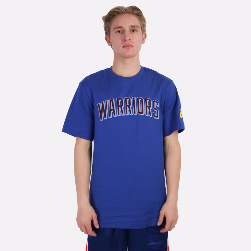Мужская футболка Nike NBA Golden State Warriors Essential Year Zero “1946 NBA Identity” (DA7348-495)  - цена, описание, фото 3