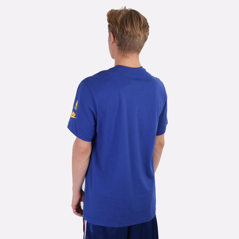 Мужская футболка Nike NBA Golden State Warriors Essential Year Zero “1946 NBA Identity” (DA7348-495)  - цена, описание, фото 4