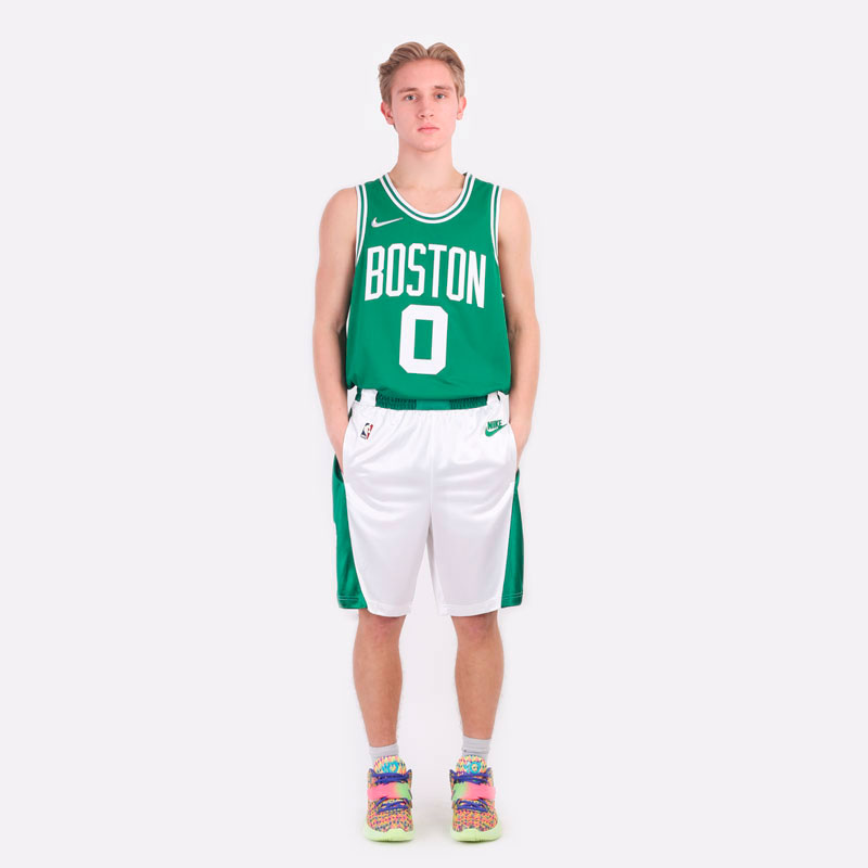 мужские белые шорты Nike NBA Boston Celtics Dri-Fit Swingman Year DD1592-100 - цена, описание, фото 6