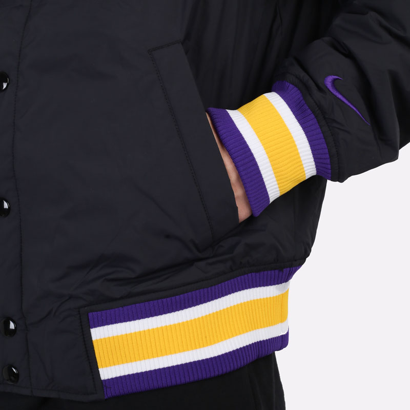 мужская черная куртка Nike NBA Lakers DB1988-010 - цена, описание, фото 7