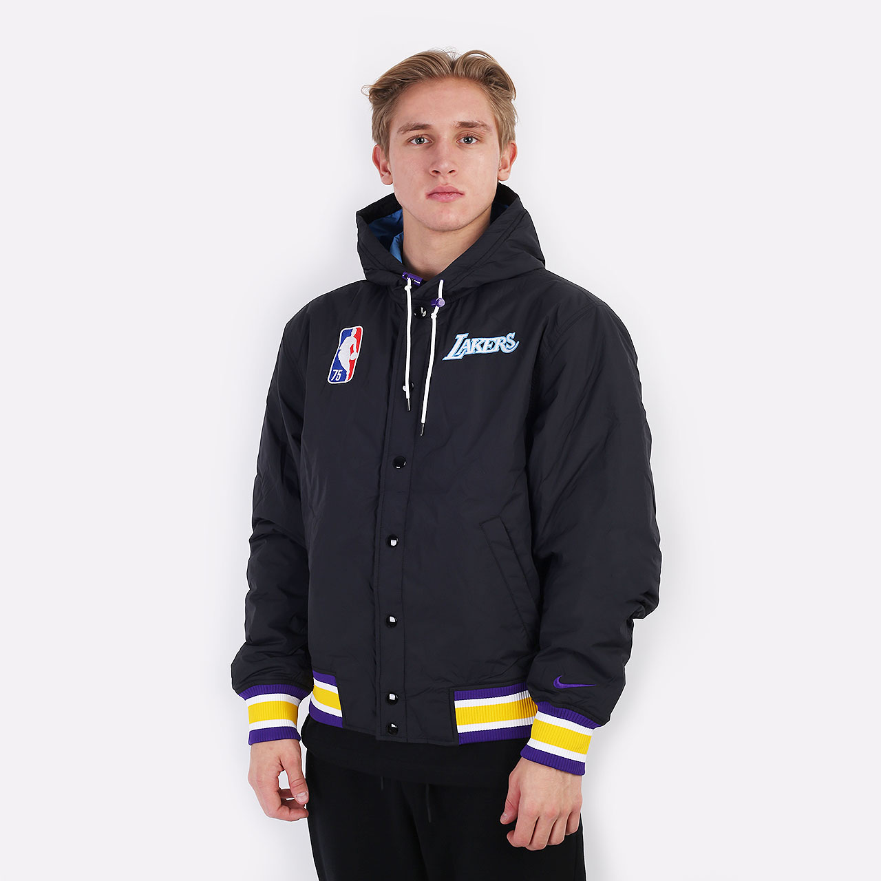 мужская черная куртка Nike NBA Lakers DB1988-010 - цена, описание, фото 1