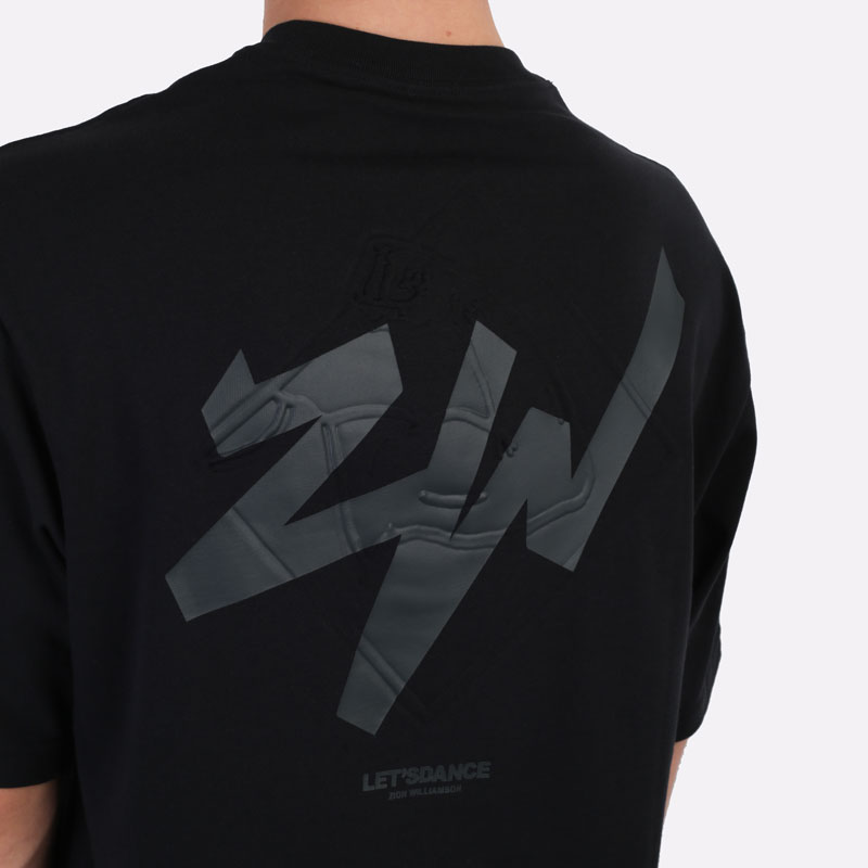 мужская черная футболка Jordan Zion DJ5877-010 - цена, описание, фото 5