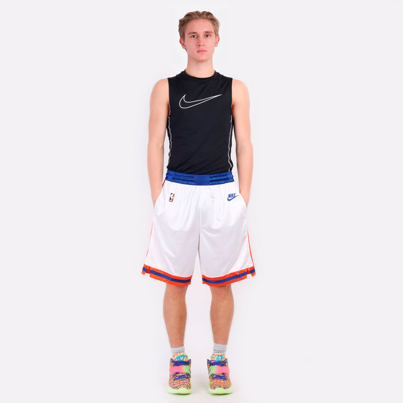 Мужские шорты Nike NBA New-York Knicks Dri-Fit Swingman (DD1599-100)  - цена, описание, фото 7