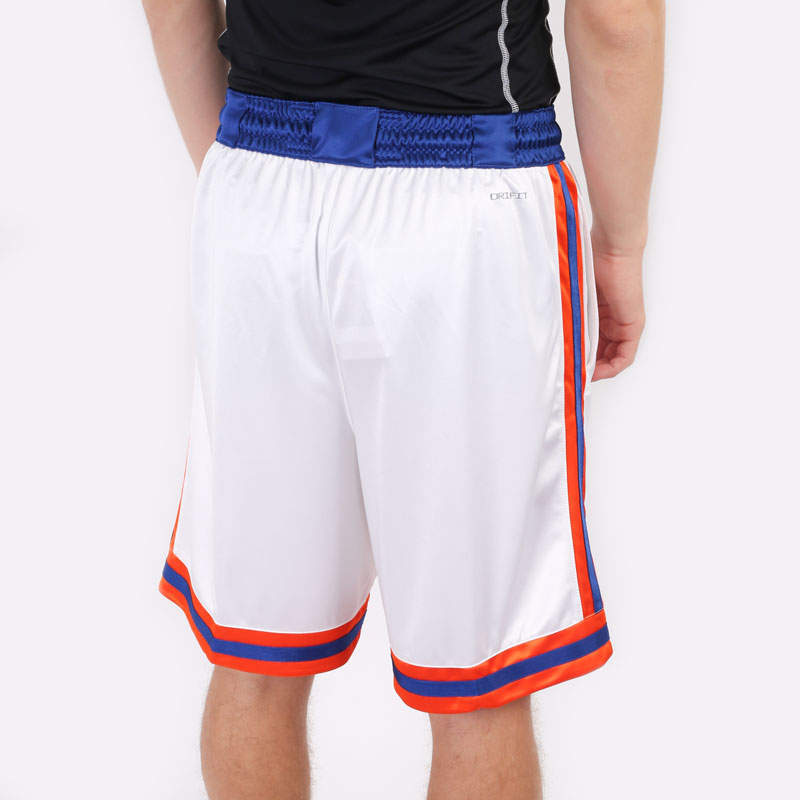 мужские белые шорты Nike NBA New-York Knicks Dri-Fit Swingman DD1599-100 - цена, описание, фото 4
