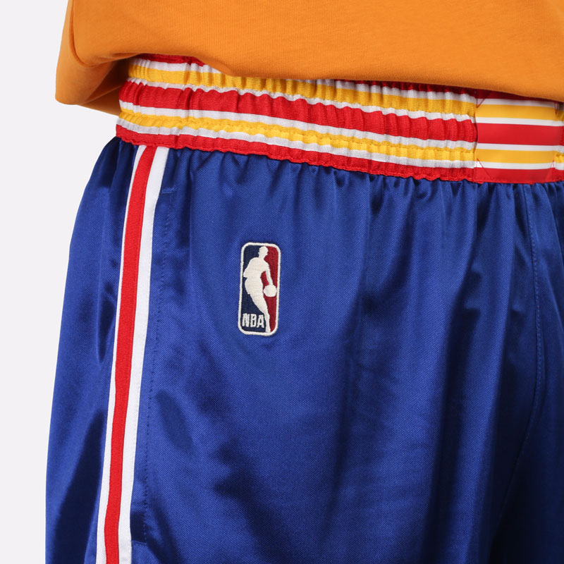 мужские синие шорты Nike NBA Golden State Warriors Dri-Fit Swingman Year Zero DD1595-495 - цена, описание, фото 2