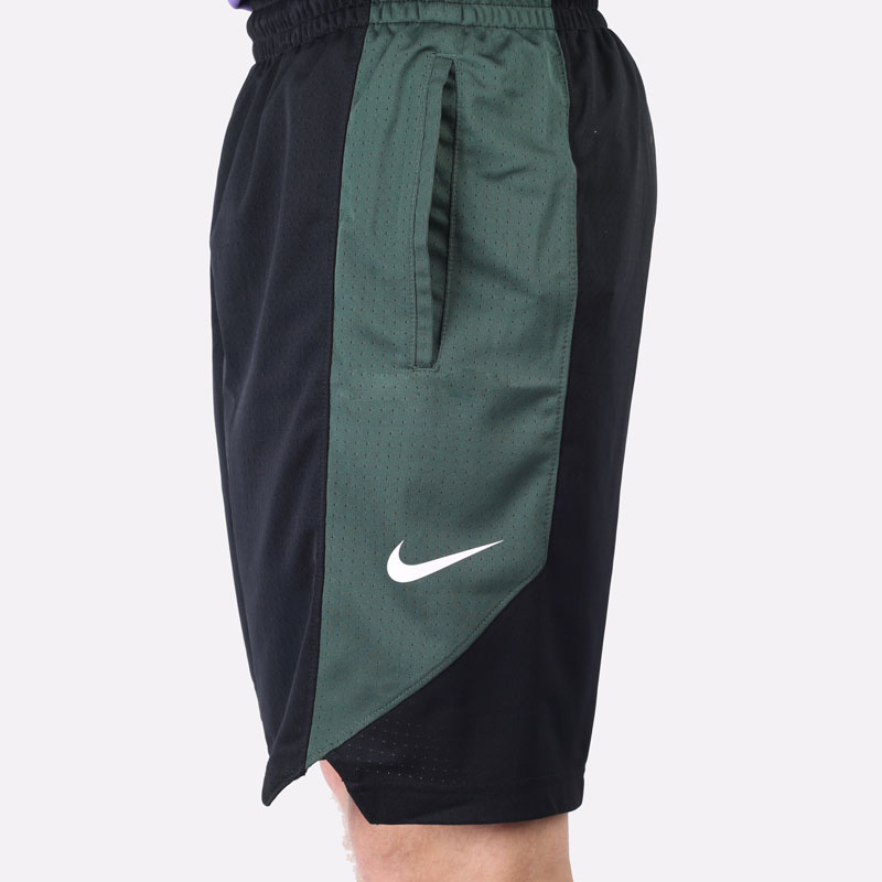 мужские черные шорты  Nike Milwaukee Bucks NBA Short AJ5083-010 - цена, описание, фото 2