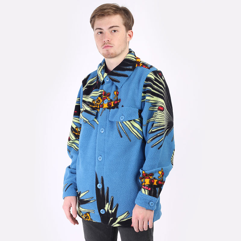 Мужская куртка Nike LeBron Sherpa Button-Down Jacket (DA6707-469)  - цена, описание, фото 1