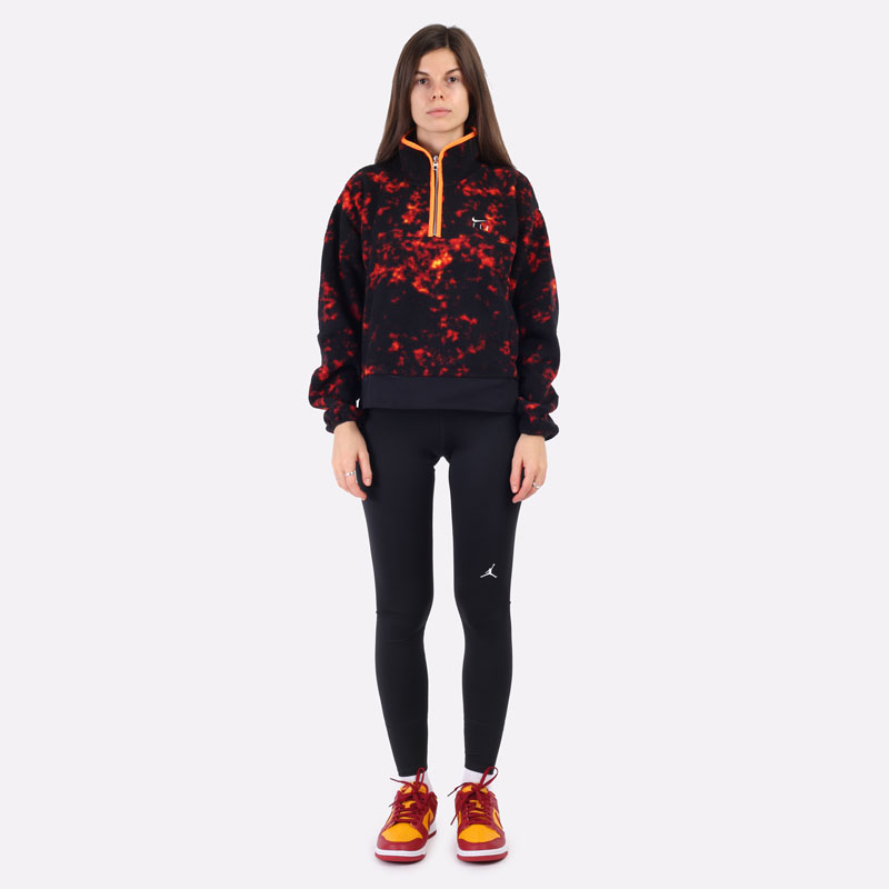 женская черная толстовка Nike Sweat Fly Standard DH0660-010 - цена, описание, фото 7