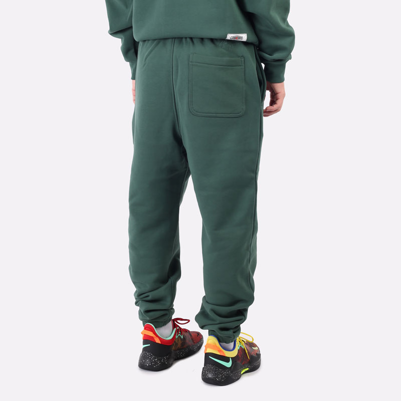 мужские зеленые брюки Jordan Essentials Fleece Trousers DA9820-333 - цена, описание, фото 3