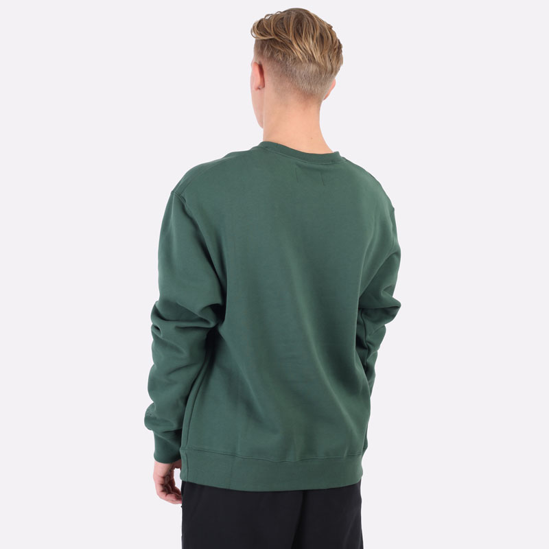 мужская зеленая толстовка Jordan Essentials Fleece Crew DN7954-333 - цена, описание, фото 4