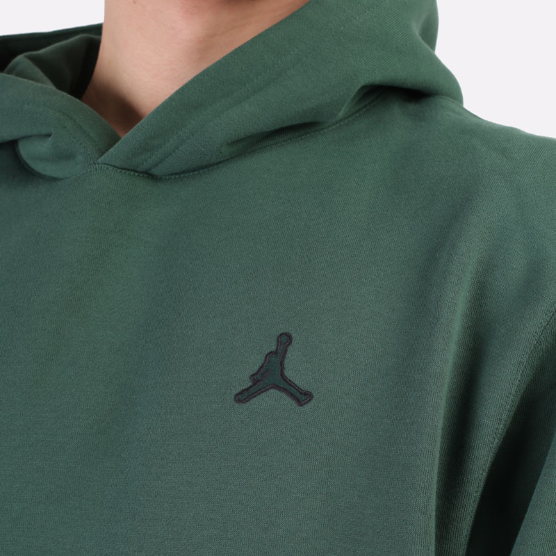 мужская зеленая толстовка Jordan Essentials Fleece Pullover Hoodie DA9818-333 - цена, описание, фото 2