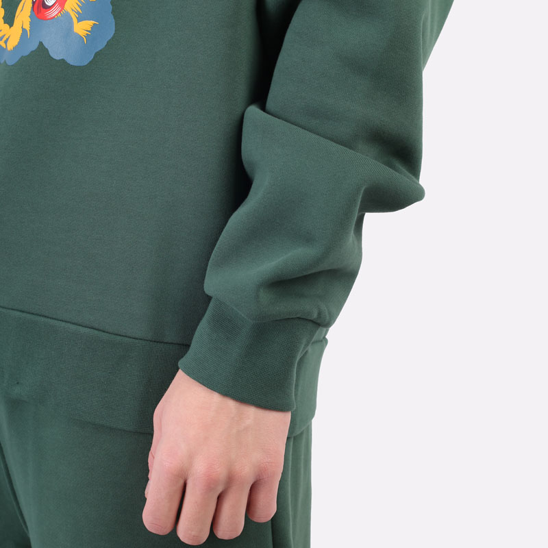 мужская зеленая толстовка Jordan Sport DNA Fleece Crew Sweatshirt DC9615-333 - цена, описание, фото 5