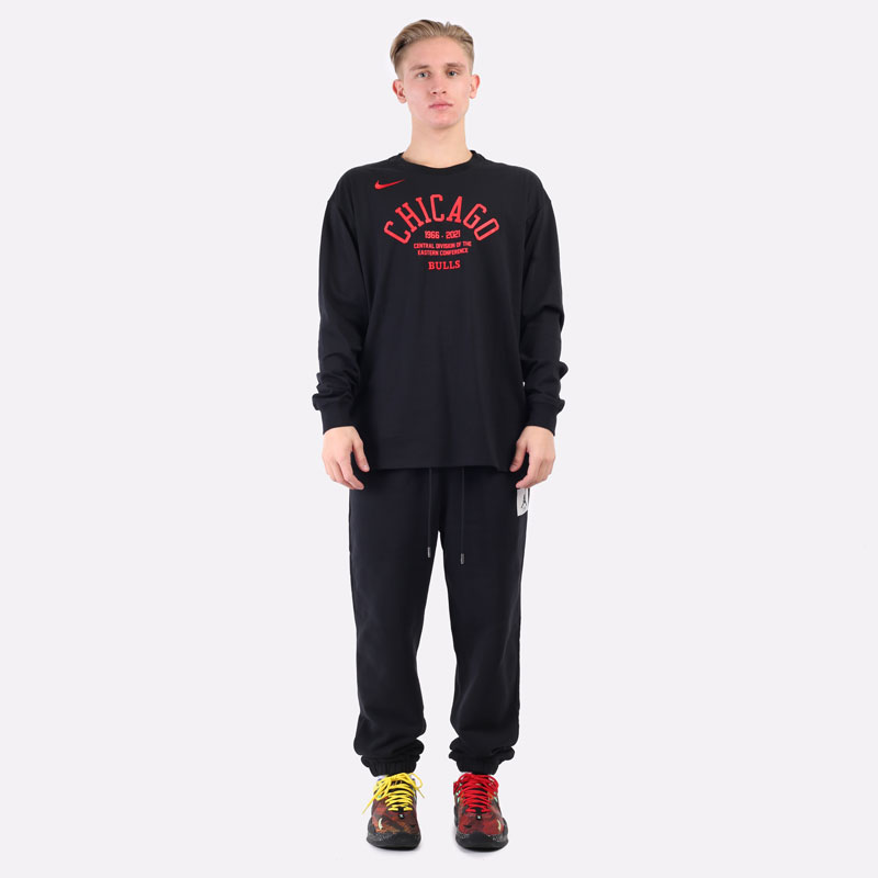 Лонгслив Nike NBA Chicago Bulls LS Tee (DA5891-010)  - цена, описание, фото 6