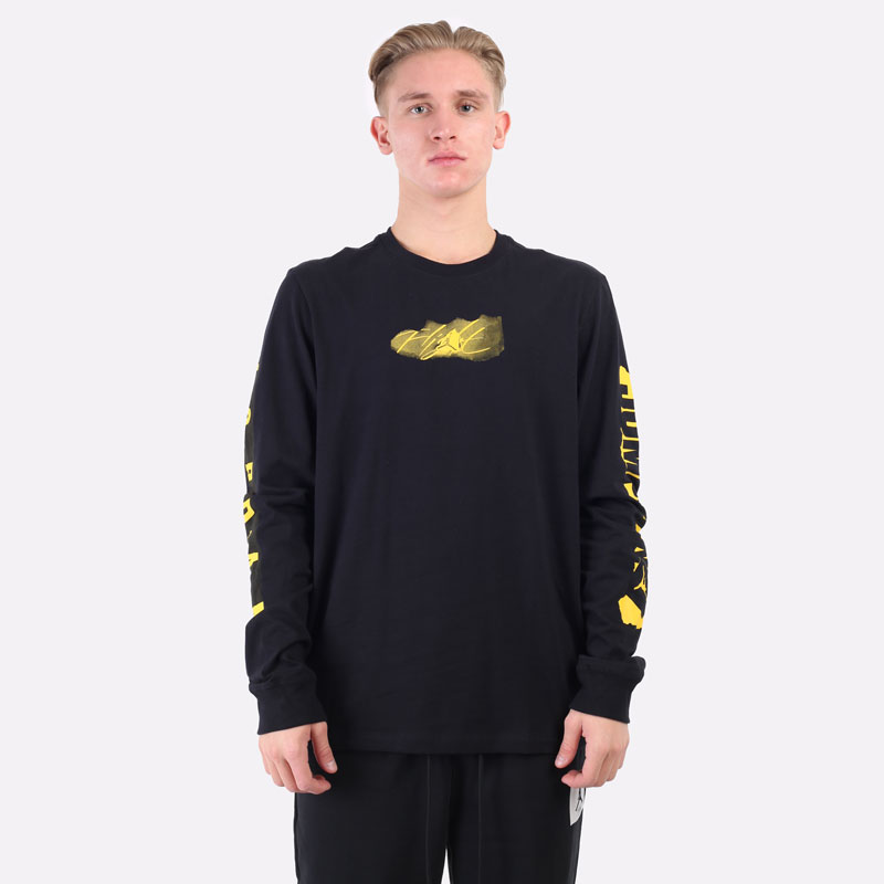   лонгслив Jordan Jumpman Long-Sleeve T-Shirt DA9881-011 - цена, описание, фото 5