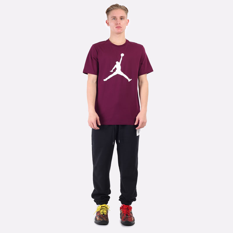 мужская фиолетовая футболка Jordan Jumpman T-Shirt CJ0921-610 - цена, описание, фото 5