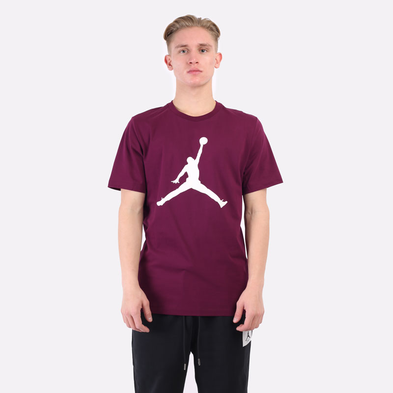мужская фиолетовая футболка Jordan Jumpman T-Shirt CJ0921-610 - цена, описание, фото 4