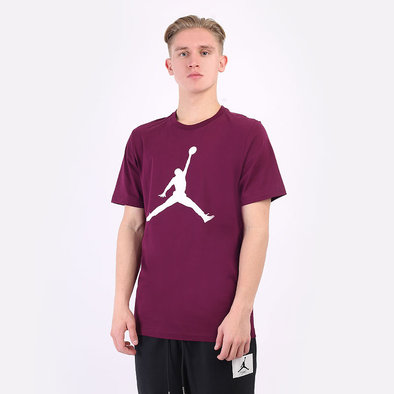 мужская фиолетовая футболка Jordan Jumpman T-Shirt CJ0921-610 - цена, описание, фото 1