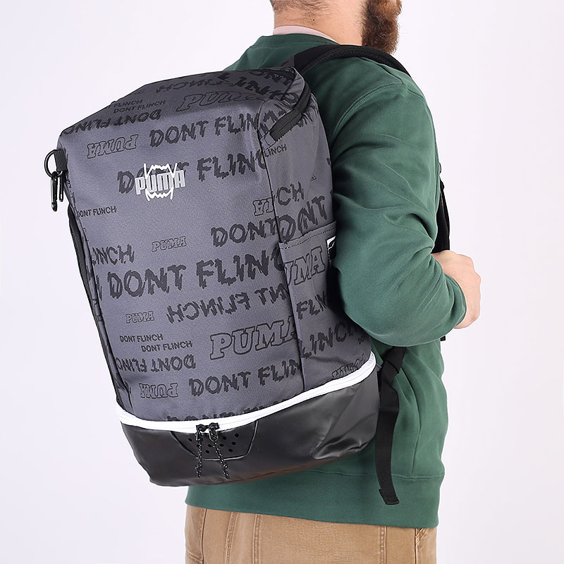  серый рюкзак PUMA Basketball Pro Backpack 07798904 - цена, описание, фото 1