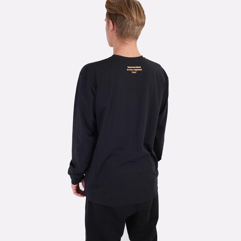 мужская футболка Sneakerhead UNDFTD longsleeve  (Snk_undftd_LS_black)  - цена, описание, фото 3