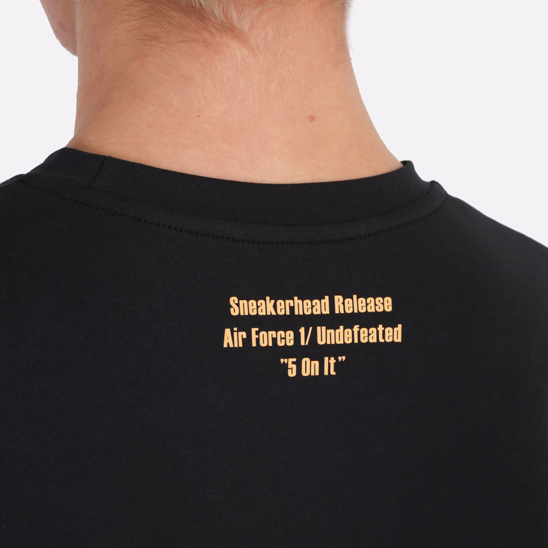 мужская черная футболка Sneakerhead UNDFTD longsleeve Snk_undftd_LS_black - цена, описание, фото 2