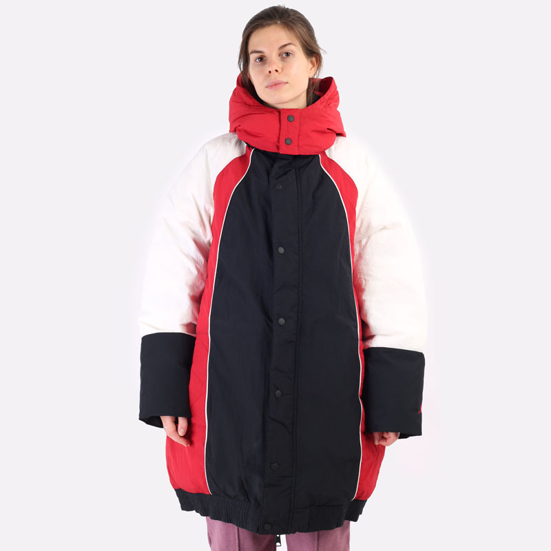 женская красная куртка Jordan Essentials Down Parka  DH0781-011 - цена, описание, фото 8