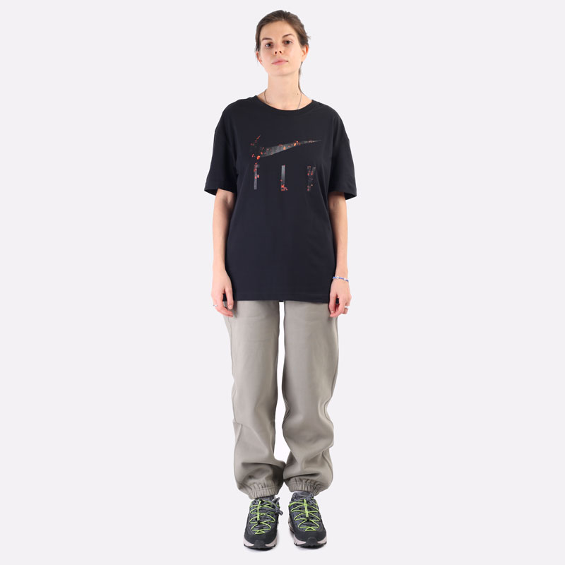 женская черная футболка Nike Dri-FIT Swoosh Basketball T-Shirt DM2552-010 - цена, описание, фото 5
