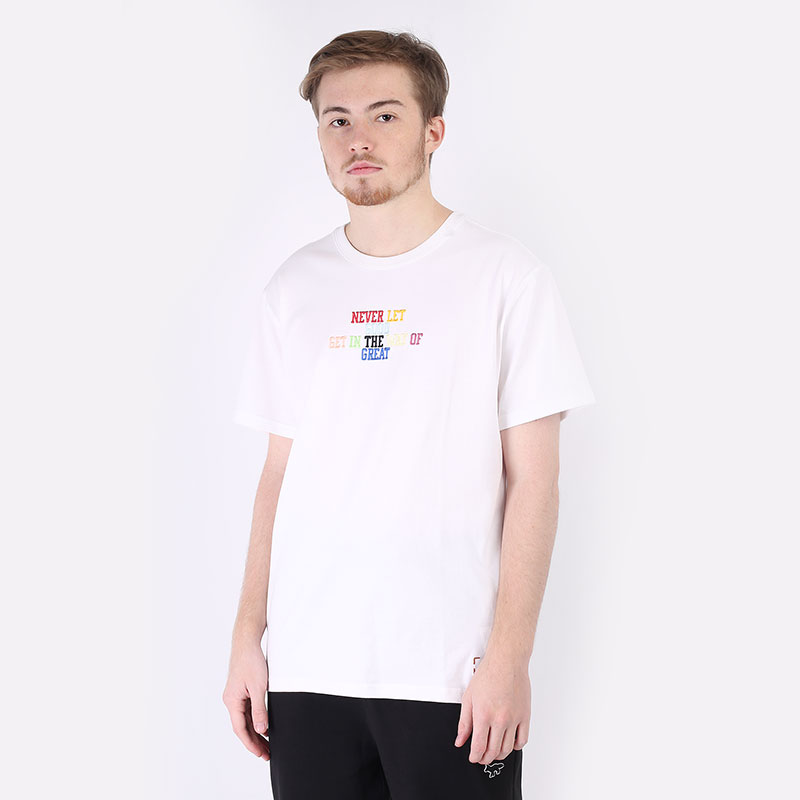мужская белая футболка PUMA Overtime SS Tee 53209301 - цена, описание, фото 1