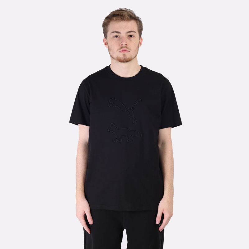 мужская черная футболка PUMA MK Tee 53232701 - цена, описание, фото 6