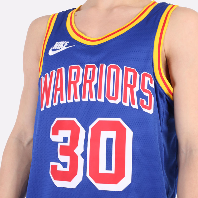 мужская синяя майка Nike Golden State Warriors Classic Edition: Year Zero NBA Jersey  DB4119-495 - цена, описание, фото 2