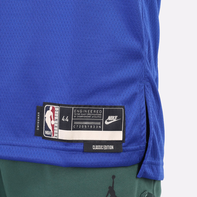 мужская синяя майка Nike Golden State Warriors Classic Edition: Year Zero NBA Jersey  DB4119-495 - цена, описание, фото 3