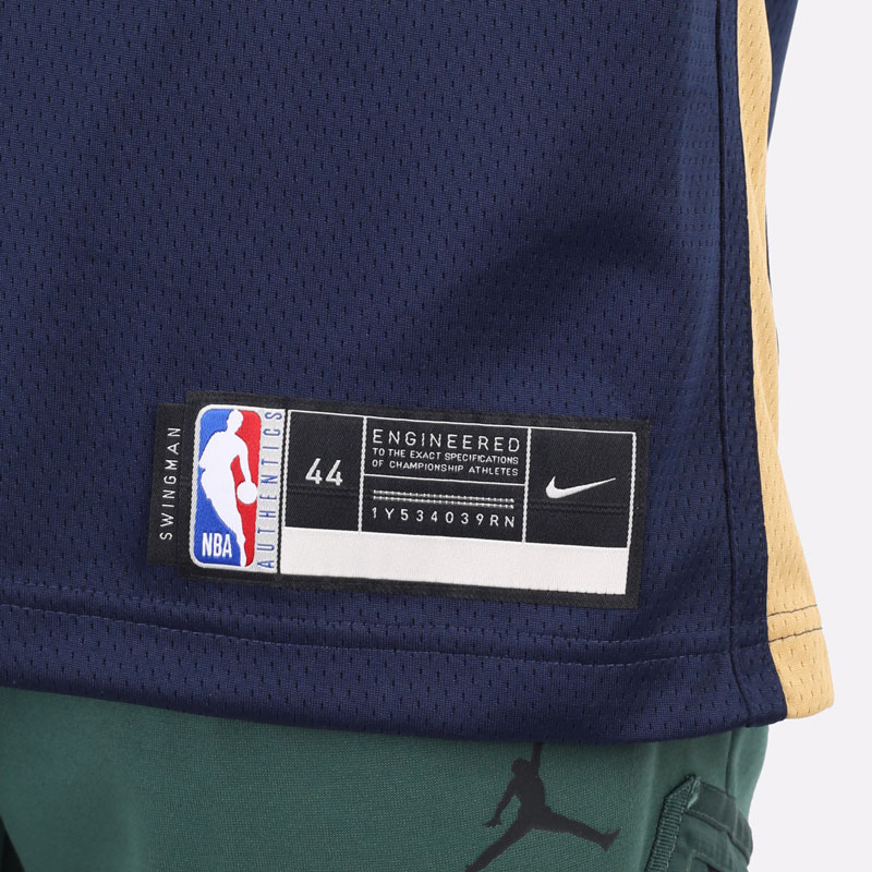 мужская синяя майка Nike Zion Williamson Pelicans Icon Edition 2020 NBA Jersey CW3674-424 - цена, описание, фото 3