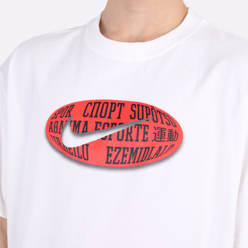 мужская белая футболка Nike NRG OG Cont 3 T-Shirt DM2353-100 - цена, описание, фото 3