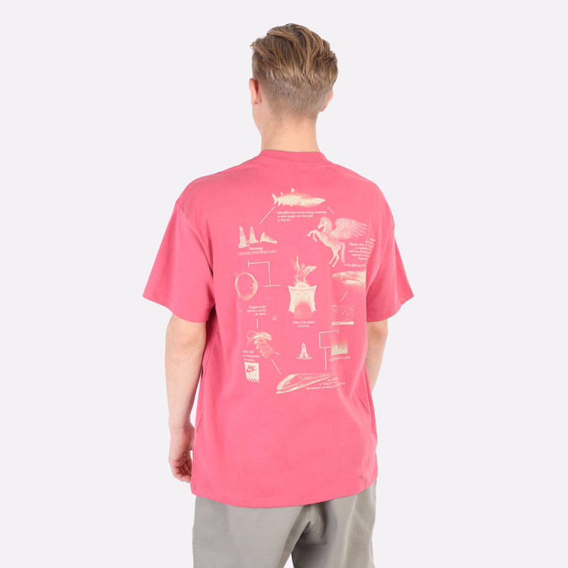 мужская розовая футболка Nike Lab NRG Pegasus Tee DM2352-622 - цена, описание, фото 2