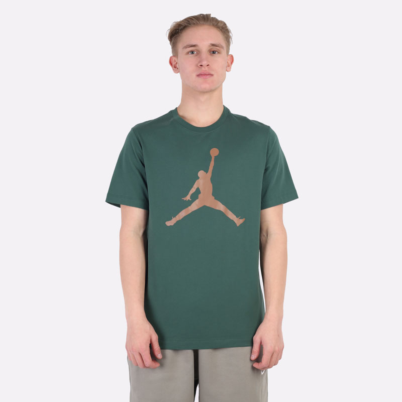мужская зеленая футболка Jordan Jumpman T-Shirt CJ0921-333 - цена, описание, фото 4