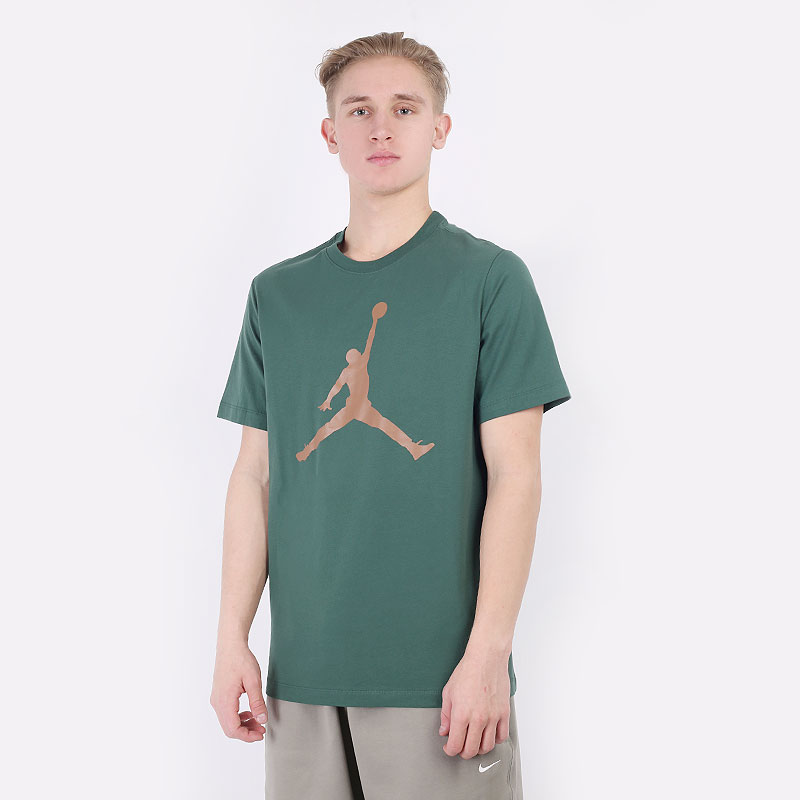 мужская зеленая футболка Jordan Jumpman T-Shirt CJ0921-333 - цена, описание, фото 1