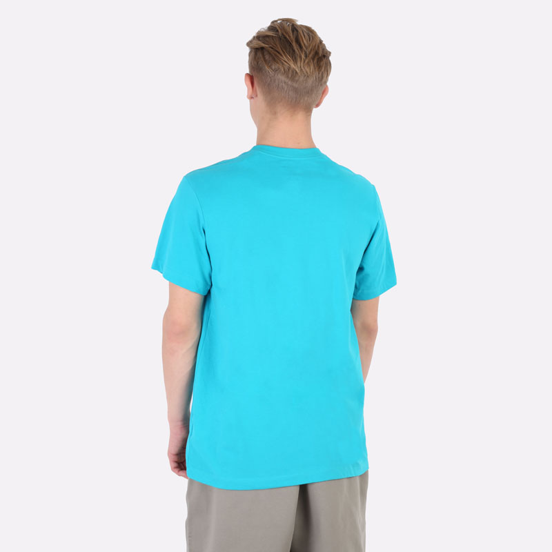 мужская голубая футболка Jordan Charlotte Hornets Dri-FIT NBA Logo T-Shirt DA6003-415 - цена, описание, фото 3