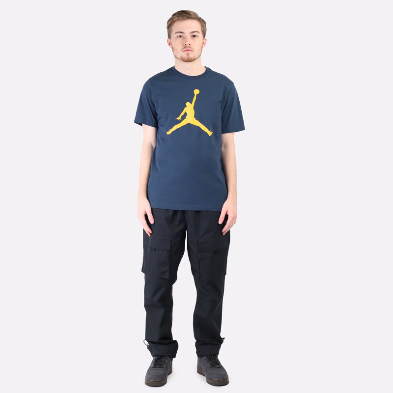 мужская синяя футболка Jordan Jumpman T-Shirt CJ0921-454 - цена, описание, фото 5