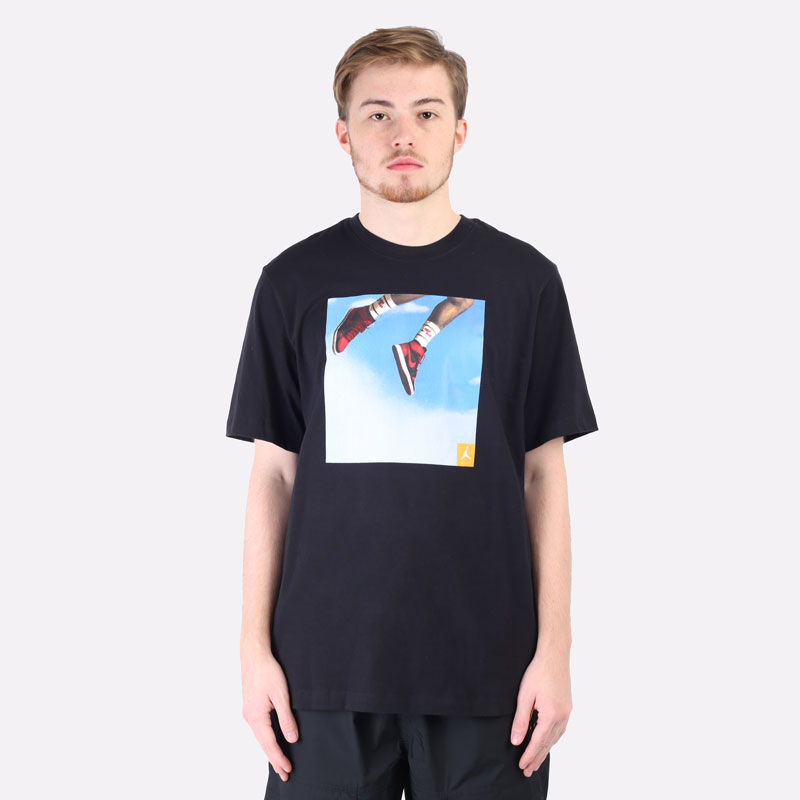 мужская черная футболка Jordan Jumpman Photo T-Shirt DA9894-010 - цена, описание, фото 4