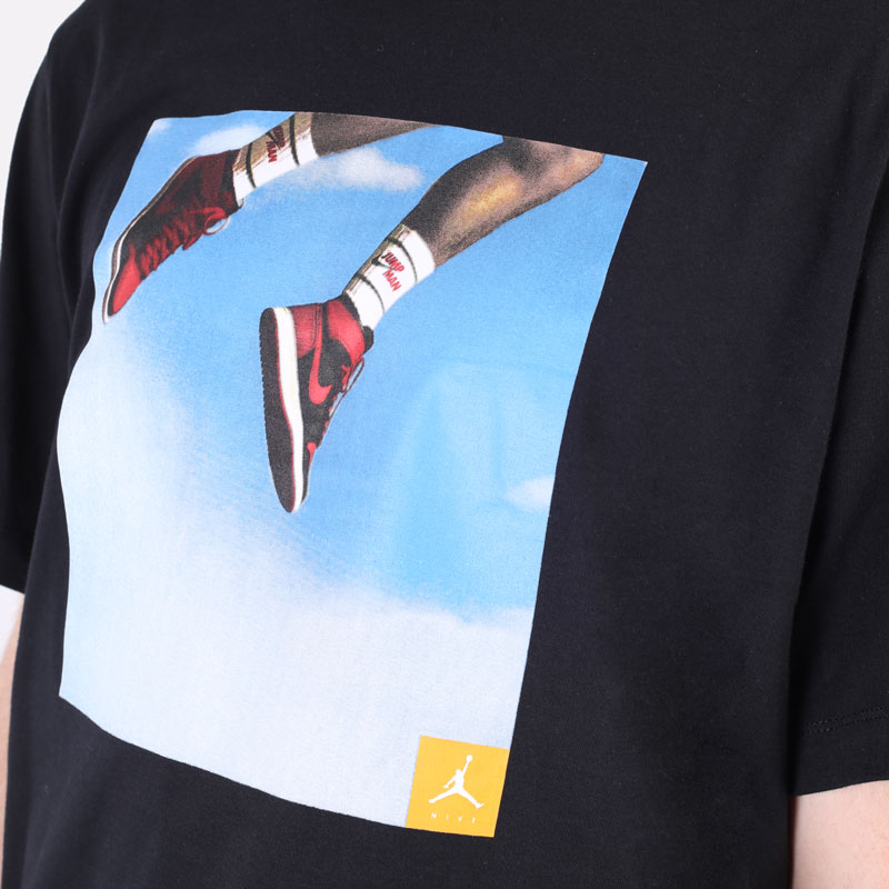 мужская черная футболка Jordan Jumpman Photo T-Shirt DA9894-010 - цена, описание, фото 2