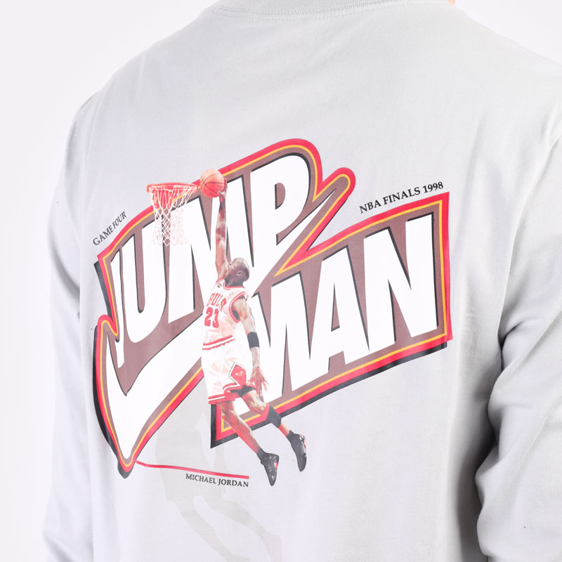   лонгслив Jordan Jumpman Long-Sleeve T-Shirt DC9775-097 - цена, описание, фото 4