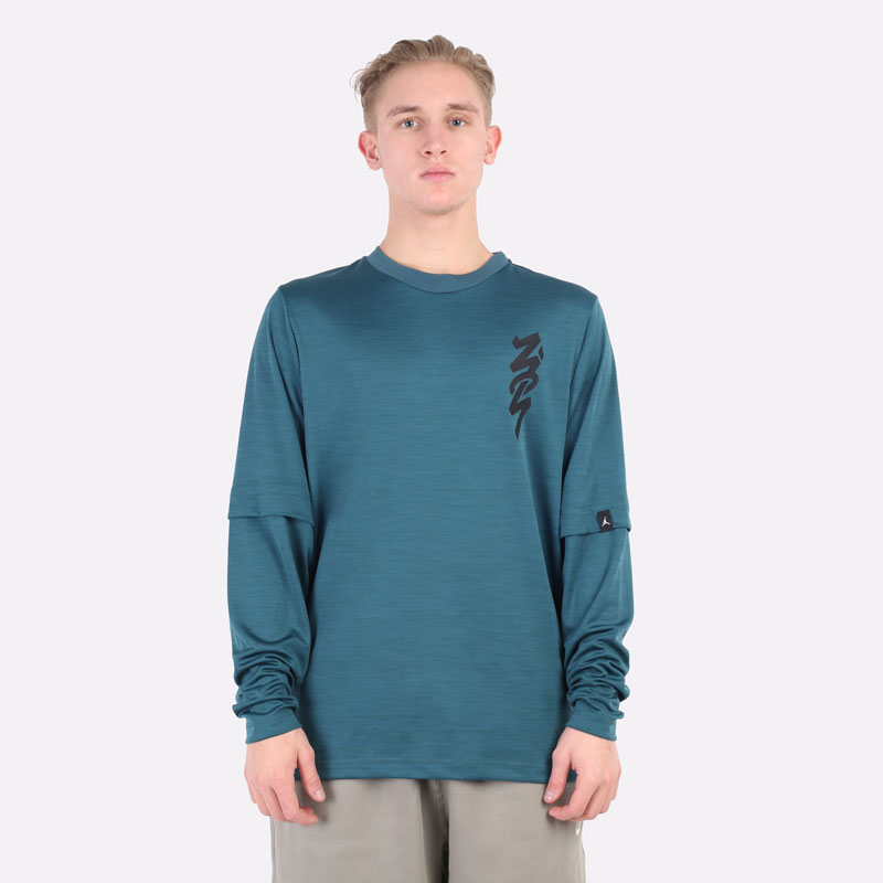 Лонгслив Jordan Zion Long-Sleeve Shooting Top (DJ5871-393)  - цена, описание, фото 5